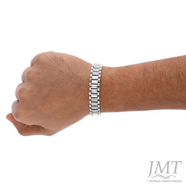 925 Men's Antique Silver Bracelet |JMT