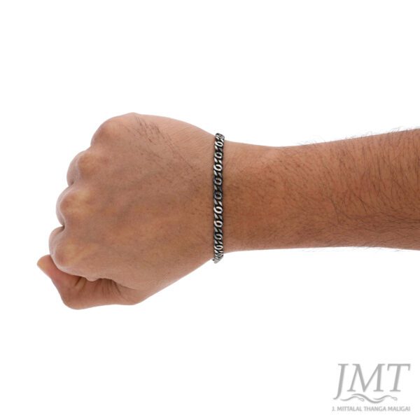 925 Men's Antique Silver Bracelet |JMT