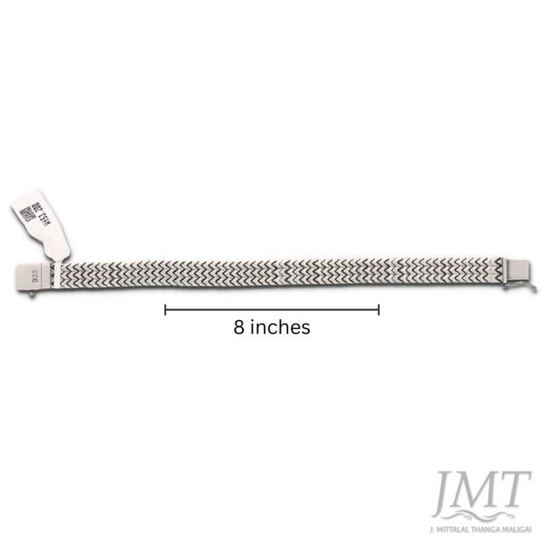 925 Men's Antique Silver Bracelet |JMT