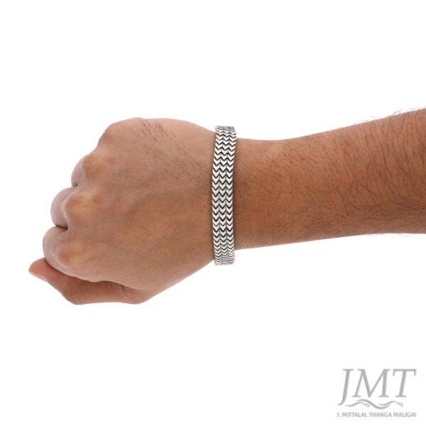 925 Men's Antique Silver Bracelet |JMT