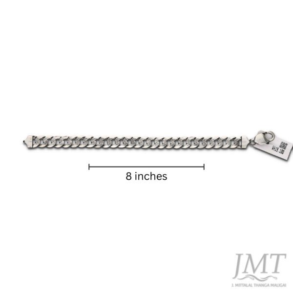 925 Men's Antique Silver Bracelet |JMT