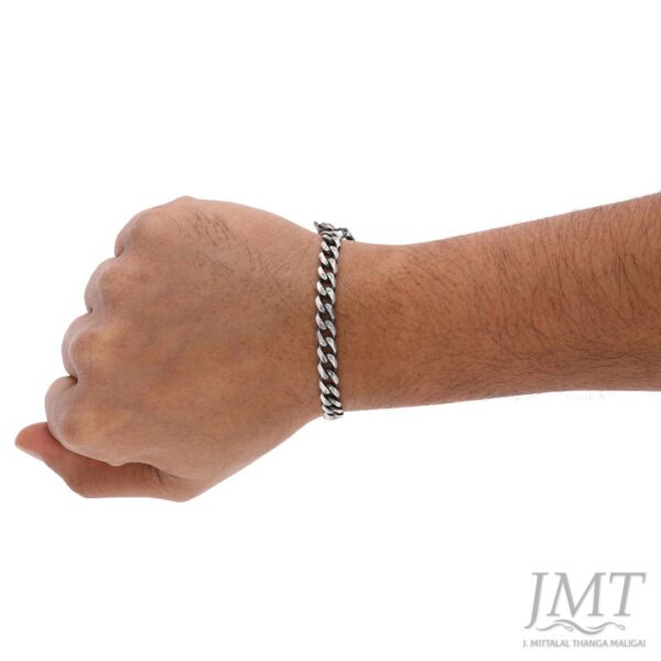 925 Men's Antique Silver Bracelet |JMT