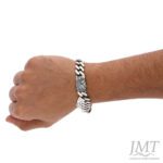 925 Men's Antique Silver Bracelet |JMT